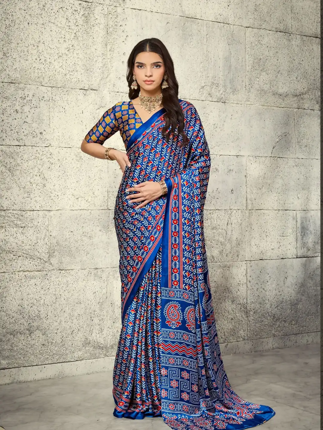 blue-motif-modal-silk-saree