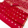 Untitled design (19) Rani Pink Satin Silk Saree