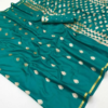 Untitled design (20) Sea Green Satin Silk Saree