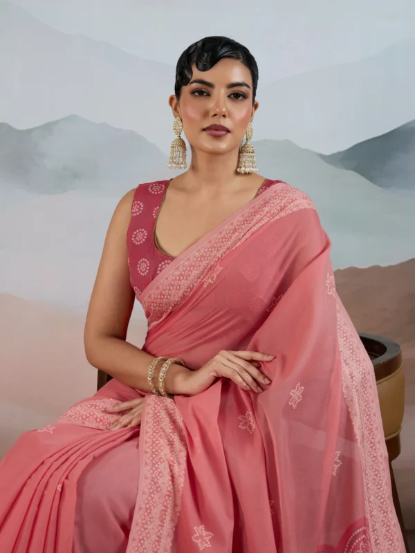 Pink Summer Saree