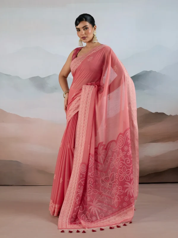 Pink Summer Saree