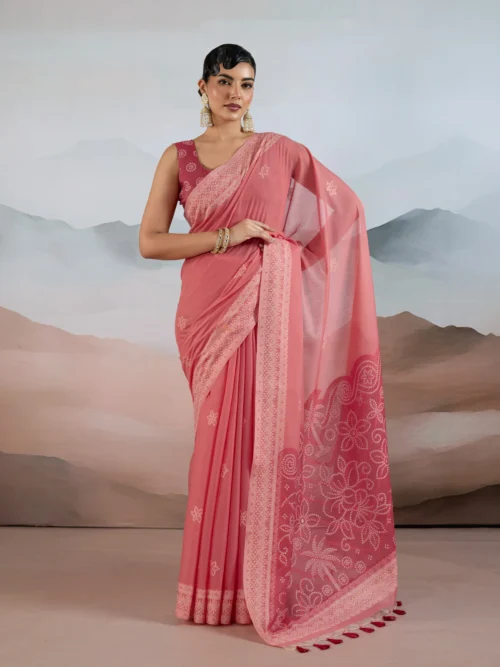 Pink Summer Saree