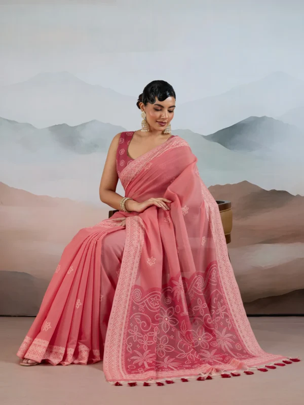 Pink Summer Saree