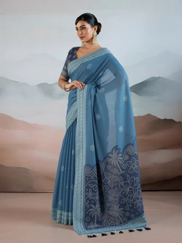 Blue Summer Saree