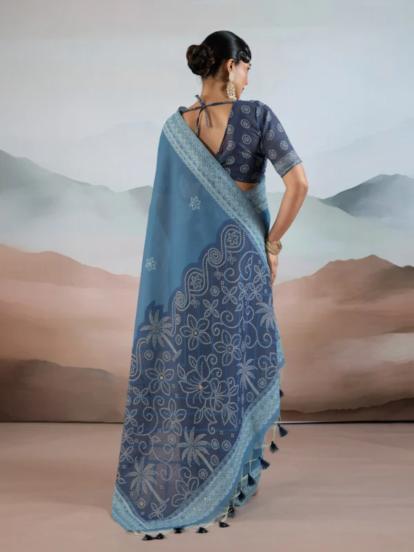 Blue Summer Saree