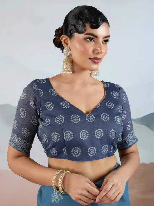 Blue Summer Saree