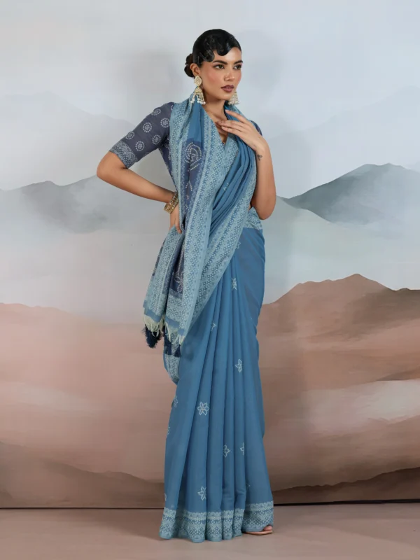 Blue Summer Saree