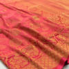 Rani Pink Zari Handwoven Silk Saree Rani Pink Zari Handwoven Silk Saree