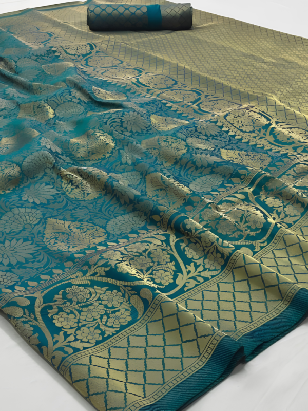 Teal Blue Zari Handloom Silk Saree07-10T213916.961 Teal Blue Zari Handloom Silk Saree