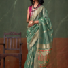 Green Paithani Tissue Saree Green Paithani Tissue Saree