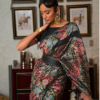 Black Pashmina Kashmiri Saree Black Pashmina Kashmiri Saree