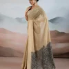 Black & Brown Summer Saree