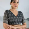 Black & Brown Summer Saree