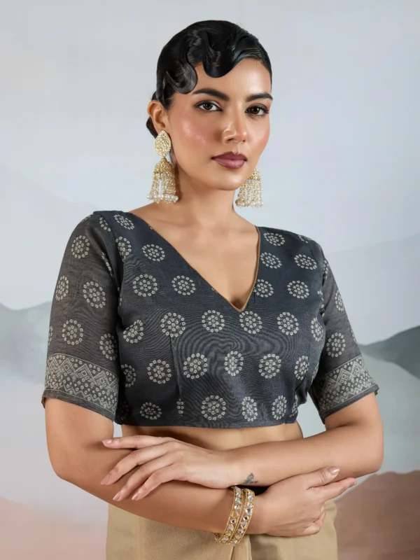 Black & Brown Summer Saree