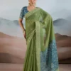Green & Blue Summer Saree