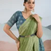 Green & Blue Summer Saree