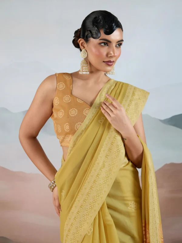 summer-product-6 (3) Mustard Yellow Cotton Saree